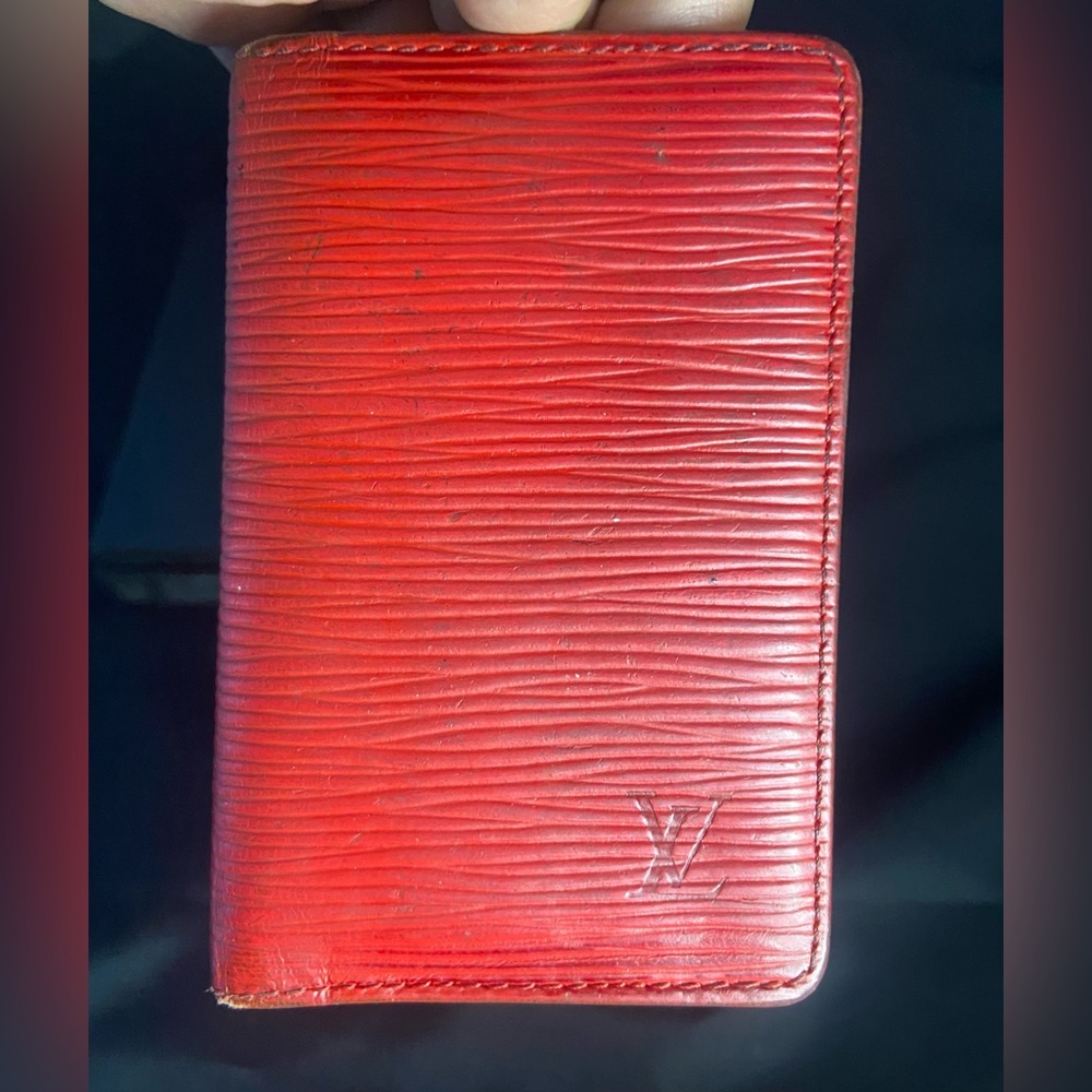 Louis Vuitton Epi leather card case